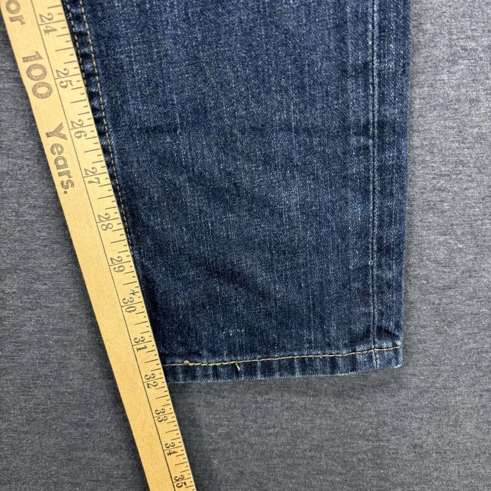 Levi's 511 Jeans Mens 30X32 Blue Denim Slim Fit Stretch Fade Workwear Whiskered